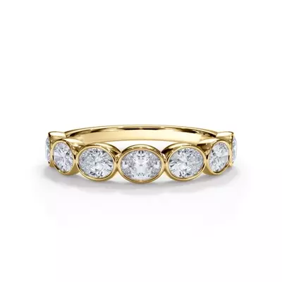 Bellora Oval Lab Bezel Band