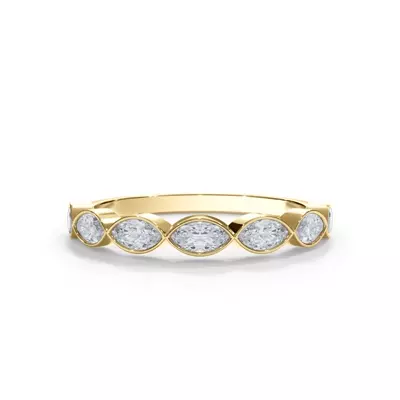 Bellora Marquise Lab Bezel Band