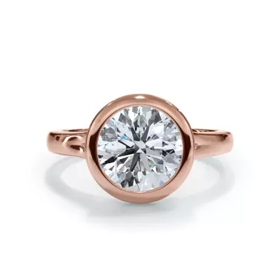 Bellora Cathedral Bezel Engagement Ring 