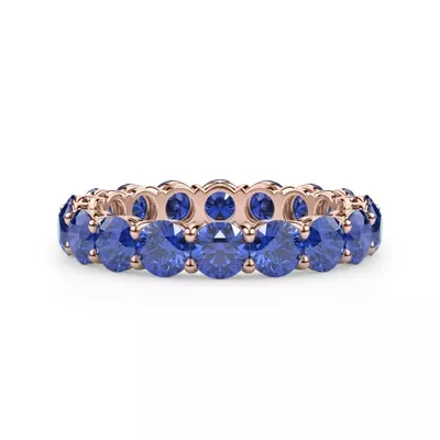 Classic Sapphire Eternity Band