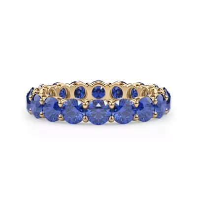 Classic Sapphire Eternity Band