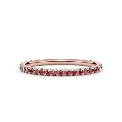 Ruby Pavé Eternity Band