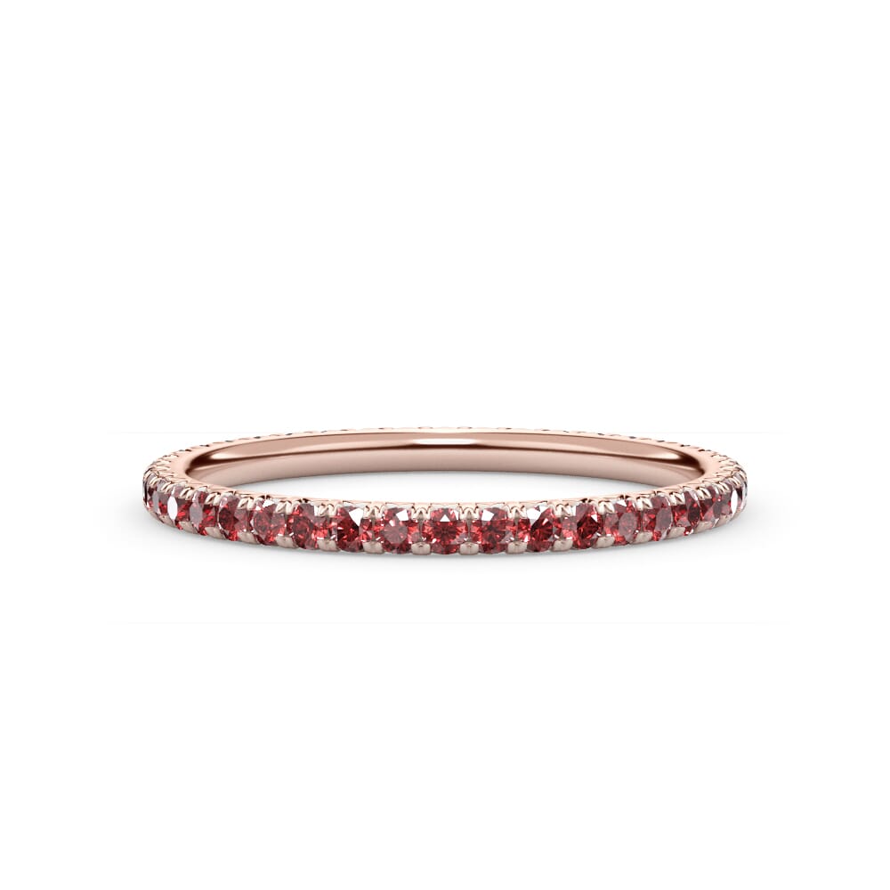 Ruby Pavé Eternity Band