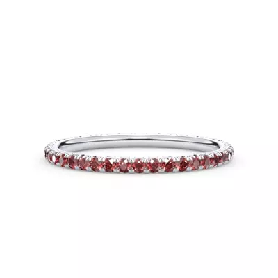 Ruby Pavé Eternity Band