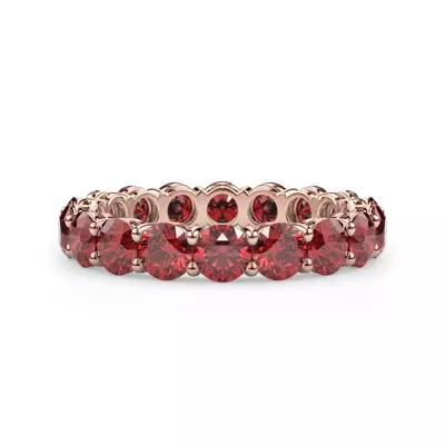 Classic Ruby Eternity Band