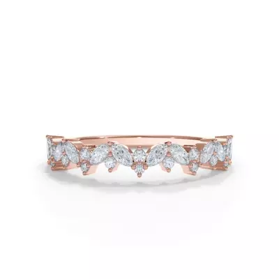 Bellora Marquise and Round Diamond Band