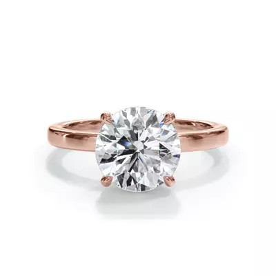 Bellora Hidden Halo Lab Engagement Ring (2mm)