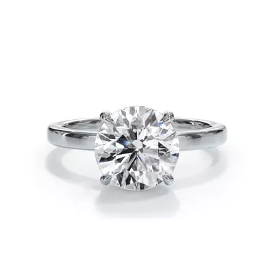 Bellora Hidden Halo Lab Engagement Ring (2mm)
