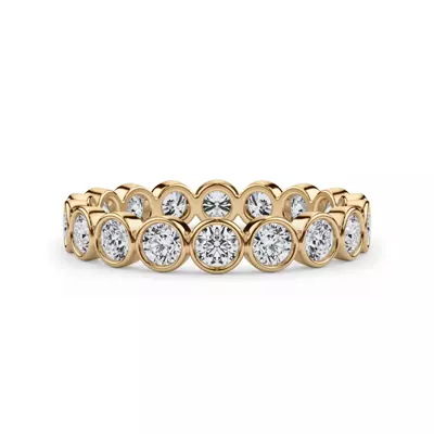 Bezel Set Round Lab Diamond Eternity Ring (1.00ct. tw.)