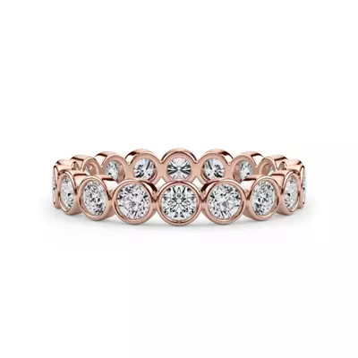 Bezel Set Round Diamond Eternity Ring (1.00ct. tw.)
