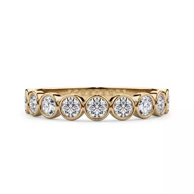 Round Bezel Diamond Band (.50ct. tw.)