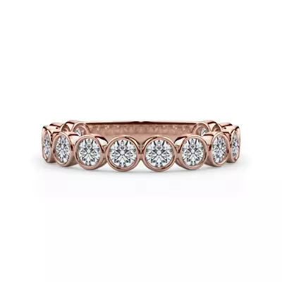 Round Bezel Diamond Band (.84ct. tw.)