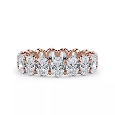 Oval Cut Diamond Eternity Ring (4.0 ct. tw.)