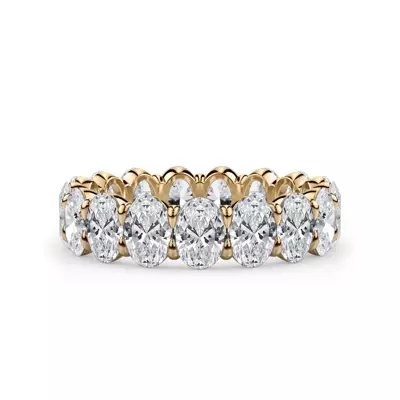 Oval Cut Diamond Eternity Ring (4.0 ct. tw.)