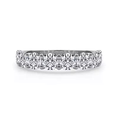 Curved Gallery Eight-Stone Round Lab Diamond Band (2.00ct. tw.)