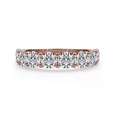 Curved Gallery Eight-Stone Round Diamond Band (2.00ct. tw.)