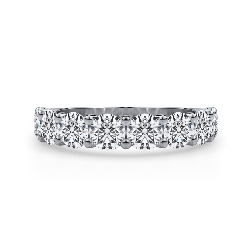 Curved Gallery Eight-Stone Round Diamond Band (2.00ct. tw.)