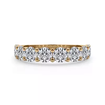 Curved Gallery Eight-Stone Round Diamond Band (2.00ct. tw.)