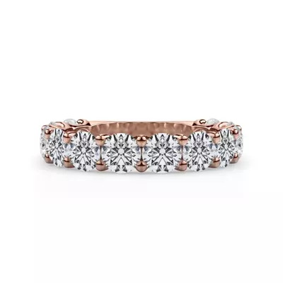 Curved Gallery Twelve-Stone Round Lab Diamond Band (3.00ct. tw.)