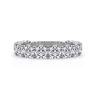 Curved Gallery Twelve-Stone Round Lab Diamond Band (3.00ct. tw.)