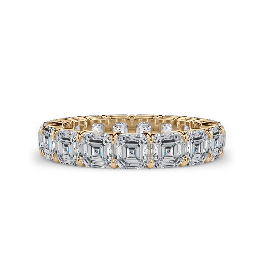 Asscher Cut Lab Diamond Eternity Ring (5.0 ct. tw.)