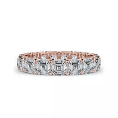 Asscher Cut Diamond Eternity Ring (5.0 ct. tw.)