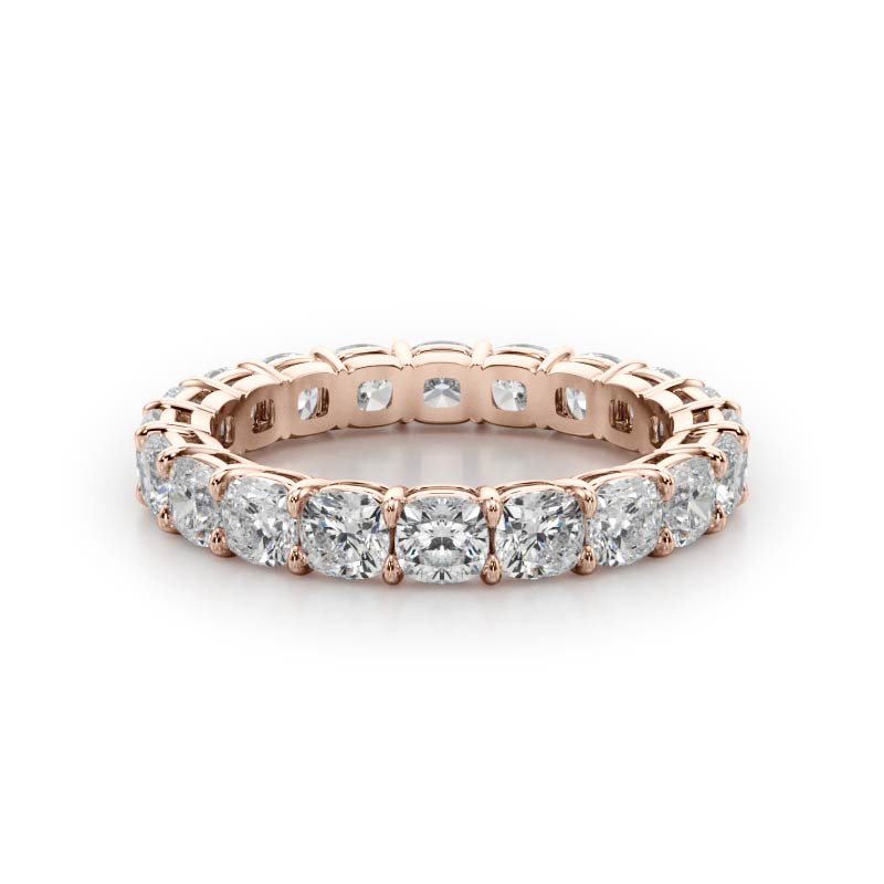 Cushion Cut Diamond Eternity Ring (3.0 ct. tw.)