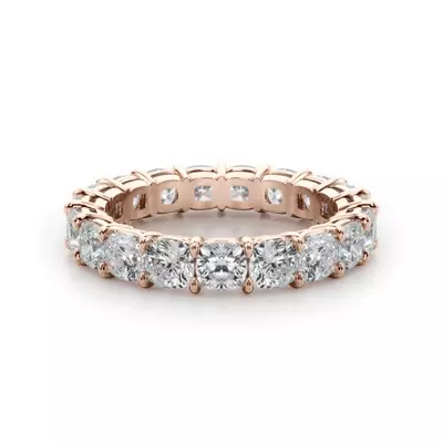 Cushion Cut Diamond Eternity Ring (4.0 ct. tw.)