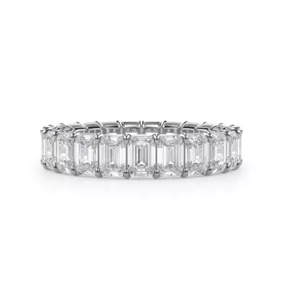 Emerald Cut Lab Diamond Eternity Ring (4.0 ct. tw.)