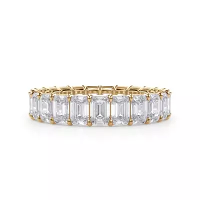 Emerald Cut Lab Diamond Eternity Ring (4.0 ct. tw.)