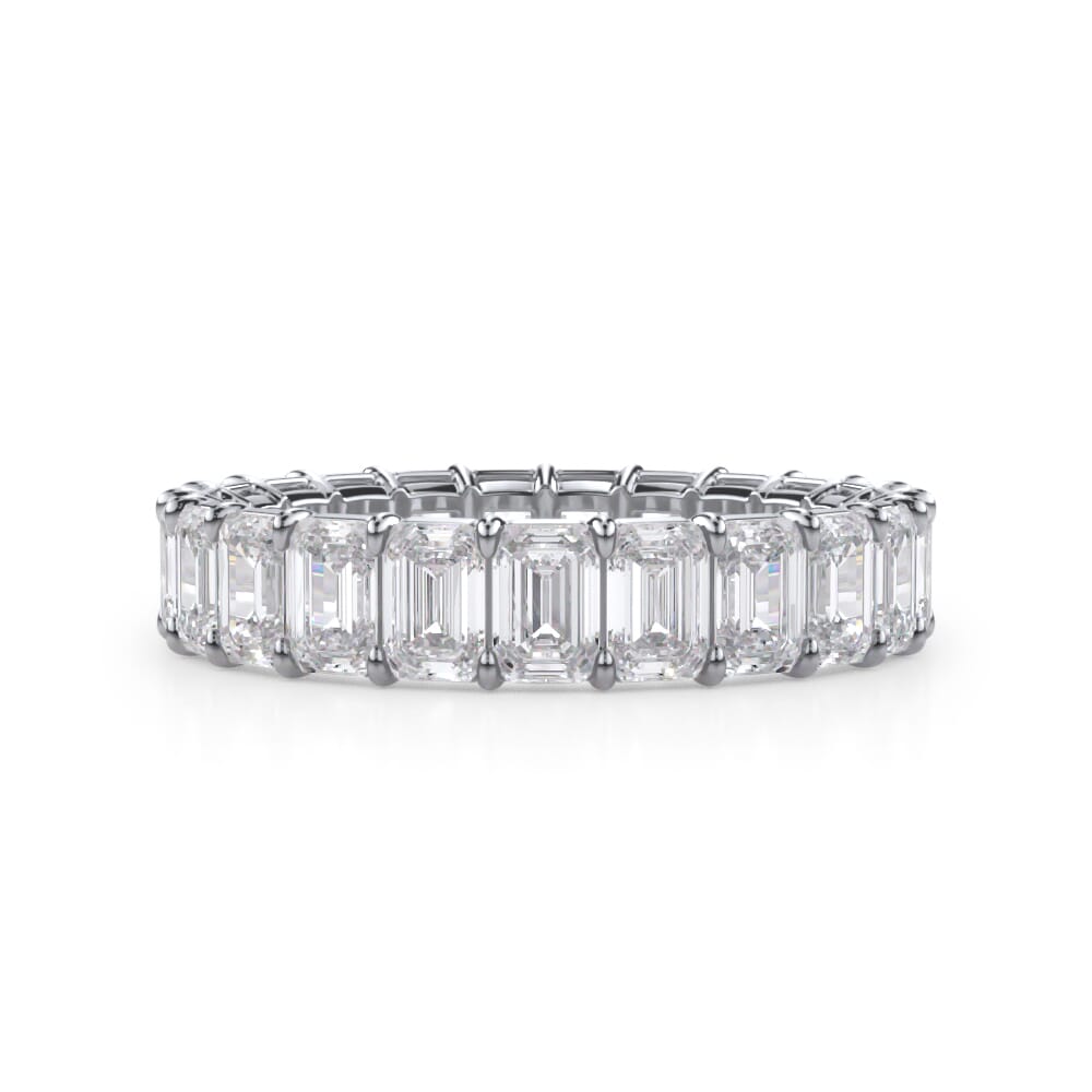Emerald Cut Diamond Eternity Ring (4.0 ct. tw.)