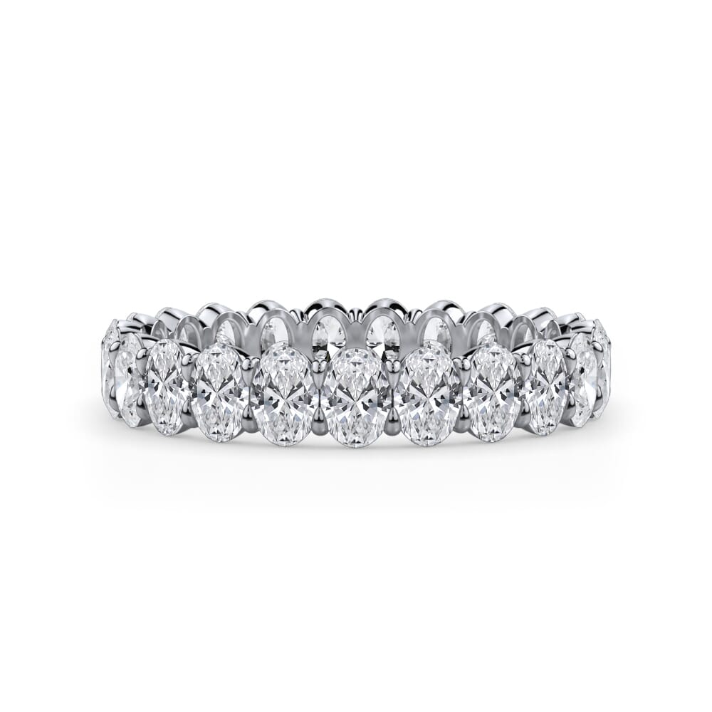 Oval Cut Diamond Eternity Ring (2.0 ct. tw.)