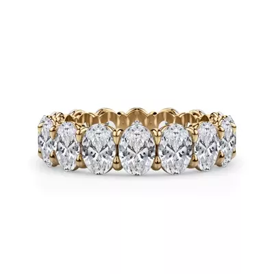 Oval Cut Diamond Eternity Ring (6.0 ct. tw.)