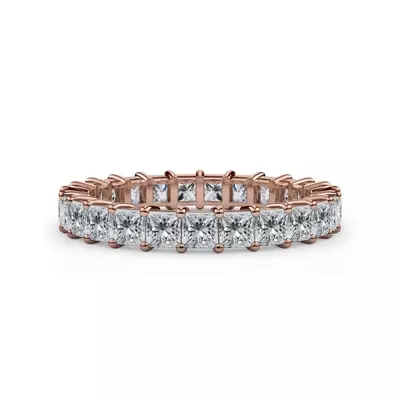 Princess Cut Lab Diamond Eternity Ring (2.0 ct. tw.)
