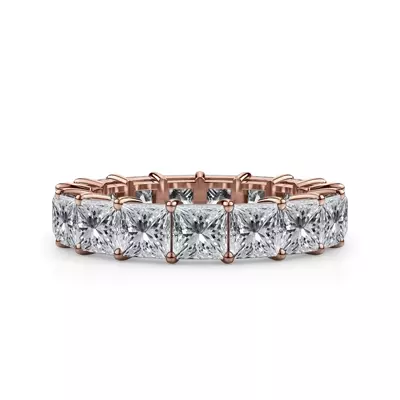 Princess Cut Lab Diamond Eternity Ring (3.0 ct. tw.)