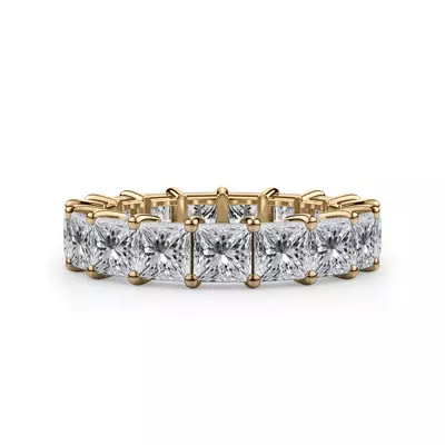 Princess Cut Lab Diamond Eternity Ring (4.0 ct. tw.)