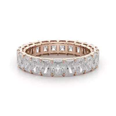 Radiant Cut Lab Diamond Eternity Ring (4.0 ct. tw.)