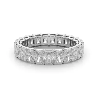 Radiant Cut Diamond Eternity Ring (4.0 ct. tw.)