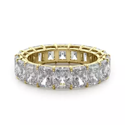Radiant Cut Lab Diamond Eternity Ring (7.0 ct. tw.)