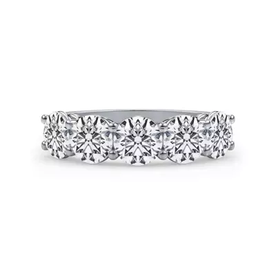 Classic Five-Stone Round Lab Diamond Band (2.50ct. tw.)