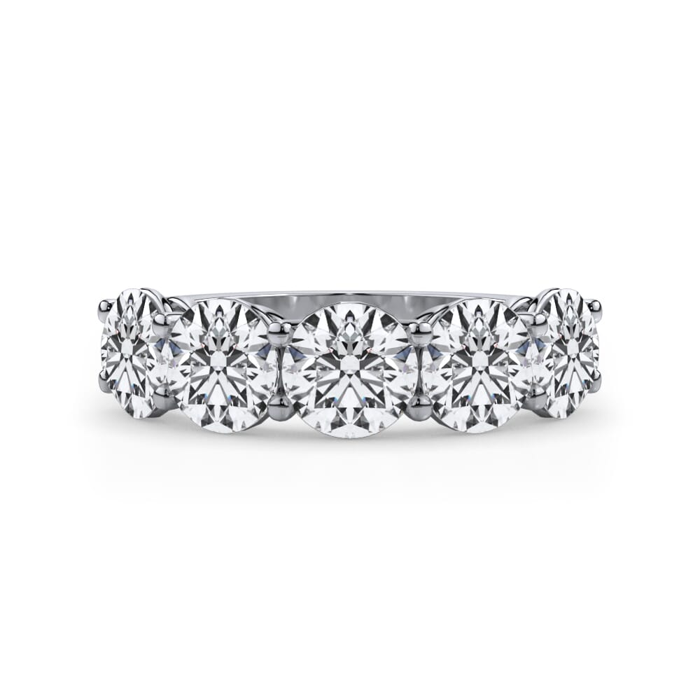 Classic Five-Stone Round Diamond Band (3.50ct. tw.)