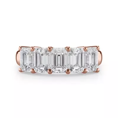 Emerald Cut Lab Diamond 5 Stone Ring (2.50 ct. tw.)