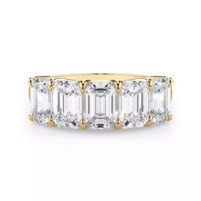 Emerald Cut Diamond 5 Stone Ring (3.50 ct. tw.)