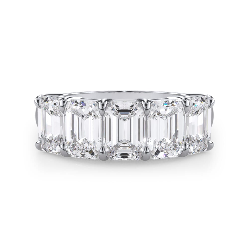 Emerald Cut Diamond 5 Stone Ring (3.50 ct. tw.)