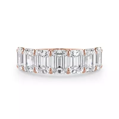 Emerald Cut Diamond 7 Stone Ring (4.20 ct. tw.)