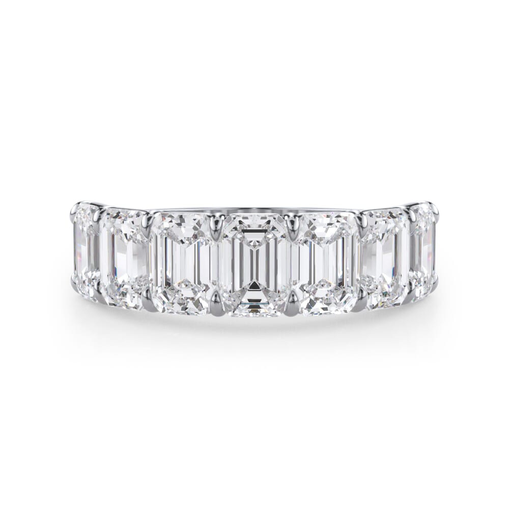 Emerald Cut Diamond 7 Stone Ring (4.20 ct. tw.)