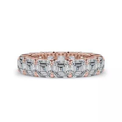 Asscher Cut Diamond Eternity Ring (7.0 ct. tw.)