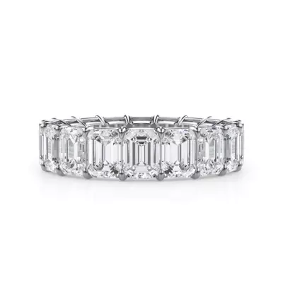 Emerald Cut Diamond Eternity Ring (7.0 ct. tw.)