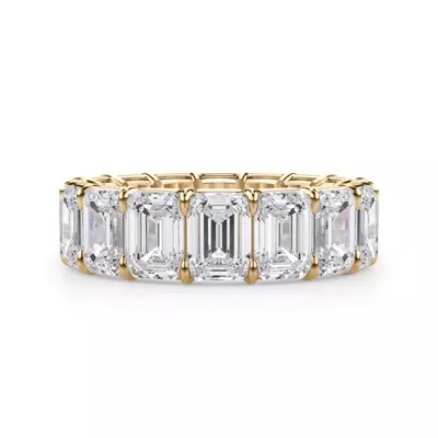 Emerald Cut Diamond Eternity Ring (8.0 ct. tw.)