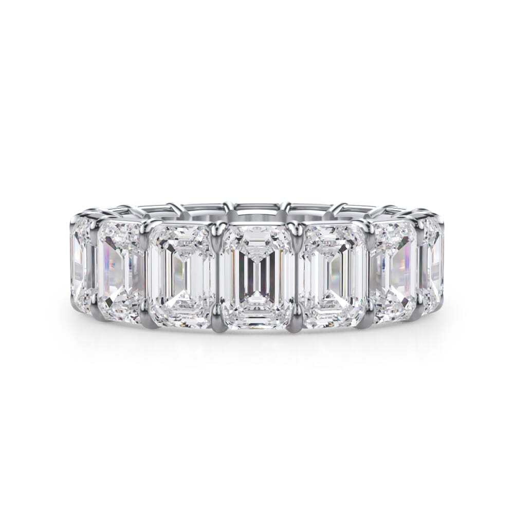Emerald Cut Diamond Eternity Ring (8.0 ct. tw.)